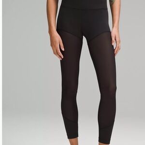 NWT lululemon Winder Train Mesh HR tight 25”